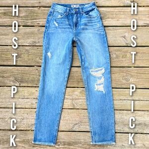 Size 1 Rewash Real Curve High Rise Mom Denim Jeans Host Pick